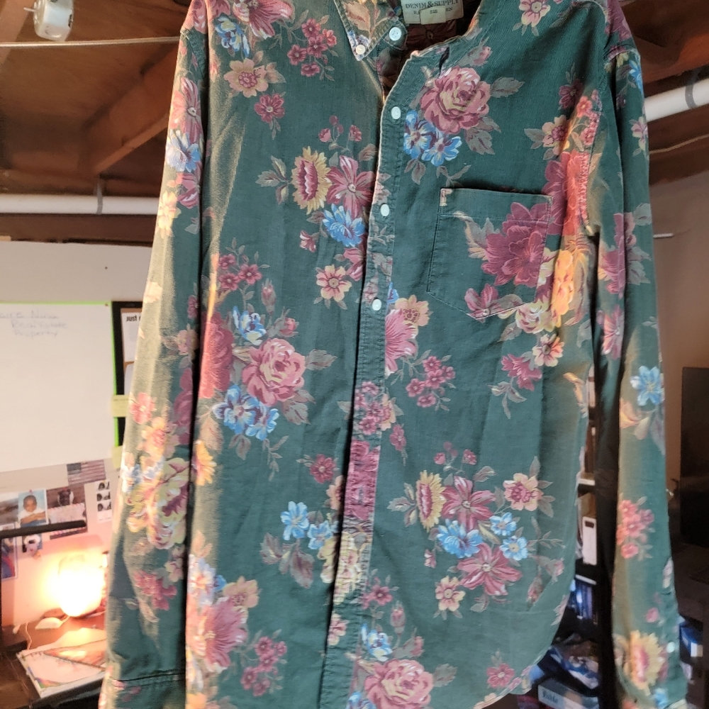 Floral Ralph Lauren Button down shirt